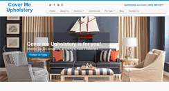 Desktop Screenshot of covermeupholstery.com